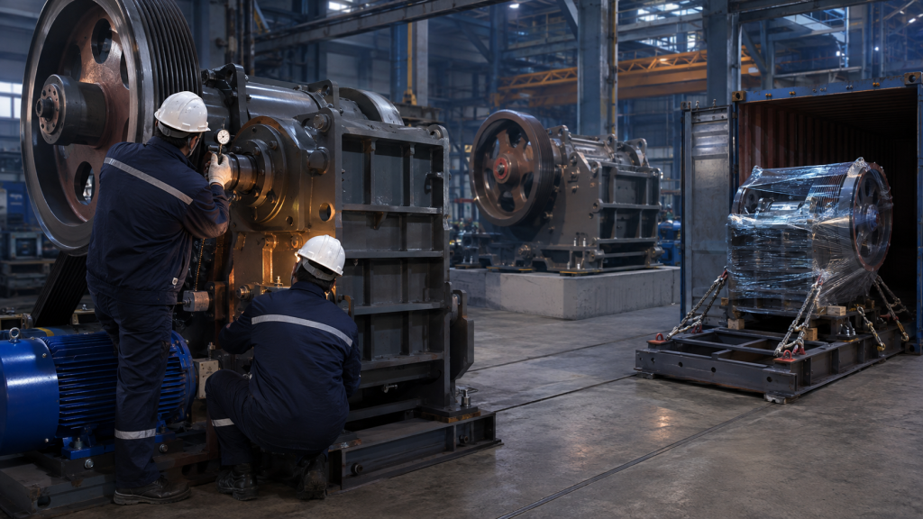 crusher-assembly-inspection-delivery-preparation